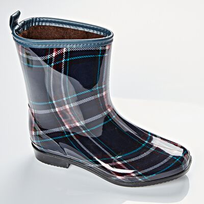 3Pagen Regenstiefel Karo blau 3Pagen Regenstiefel Karo blau