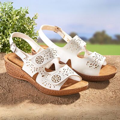 3Pagen Sandalette "Katy" weiß 3Pagen Sandalette "Katy" weiß