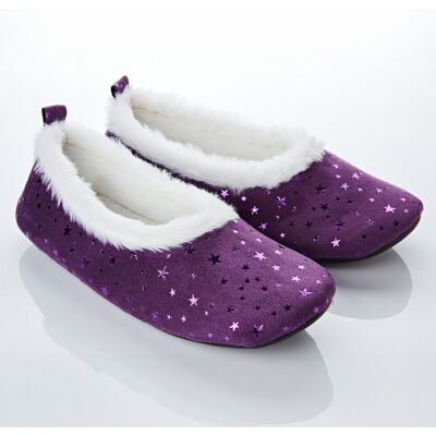 3Pagen Slipper „Isabelle“ lila 3Pagen Slipper „Isabelle“ lila