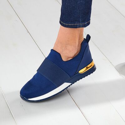 3Pagen Soft-Slipper "Charlotte" marine 3Pagen Soft-Slipper "Charlotte" marine