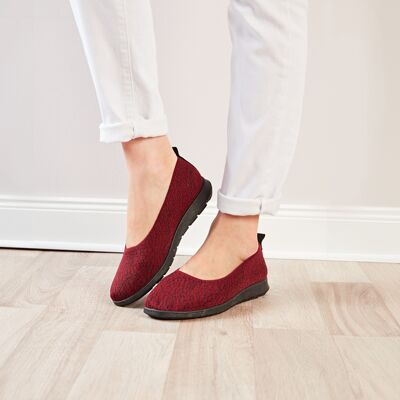 3Pagen Soft-Slipper "Vicky" bordeaux 3Pagen Soft-Slipper "Vicky" bordeaux