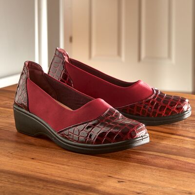 3Pagen Stretchkomfort-Schuh "Liane" bordeaux 3Pagen Stretchkomfort-Schuh "Liane" bordeaux