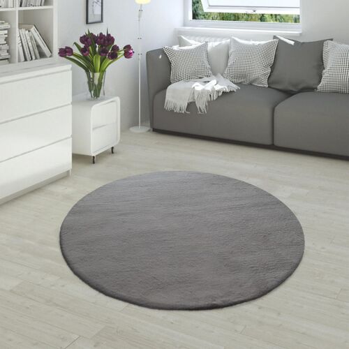 Hochflor-Teppich RABBIT 780 Anthrazit Rund Paco Home