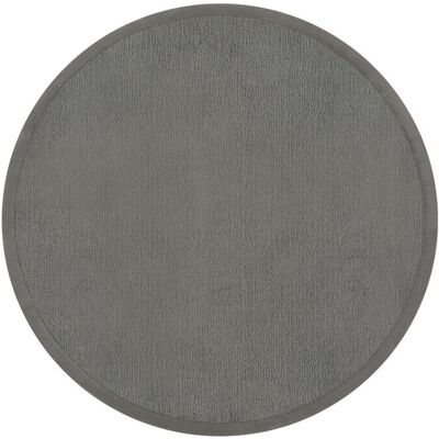Kurzflor-Teppich TATAMI 475 Grau Rund Paco Home Kurzflor-Teppich TATAMI 475 Grau Rund Paco Home