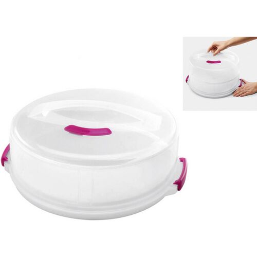 3Pagen Tortenbehälter höhenverstellbar Ø 30 cm METALTEX