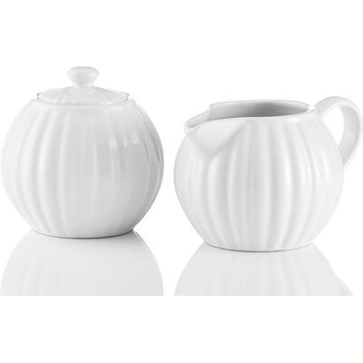 Milch- & Zucker-Set „Luxe“ 2-tlg. weiß Price & Kensington Milch- & Zucker-Set „Luxe“ 2-tlg. weiß Price & Kensington