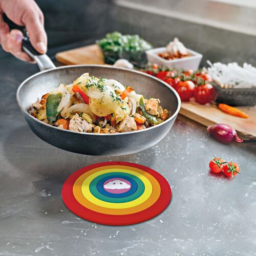 Untersetzer "Regenbogen" 2er-Set Basilico