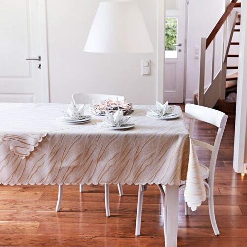 3Pagen Tischdecke "Goldtraum", 130 x 220 cm