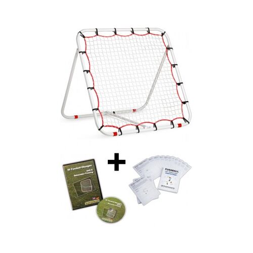 Hergestellt für: Trainingsunterlagen24 GmbH Rebounder (1,10 x 1,10 m) - inkl. DVD und Kartothek
