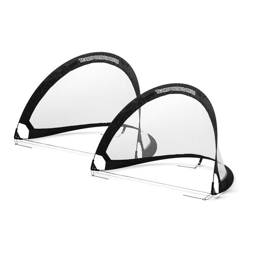 Hergestellt für: Trainingsunterlagen24 GmbH Fussball - Pop-Up-Tor 2er Set (1,20 m x 0,80 m) - 2.00 ct