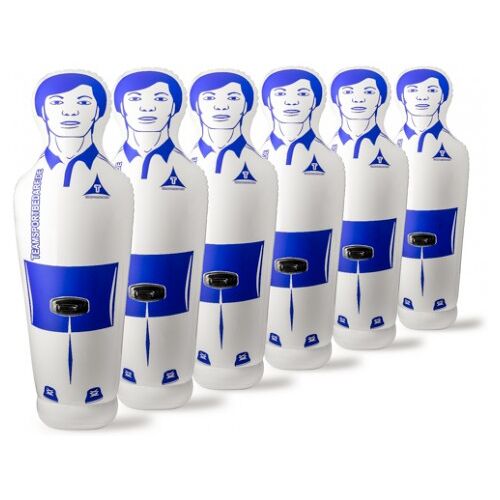 Hergestellt für: Trainingsunterlagen24 GmbH 6er Set Trainingsdummy TEAMI (200 cm) - aufblasbar - 6.00 ct