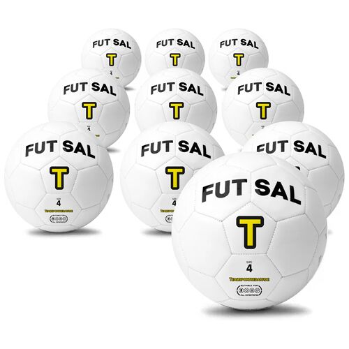Hergestellt für: Trainingsunterlagen24 GmbH Futsal - 10er Set hochwertige Spezialbälle (Größe 4) - 10.00 ct