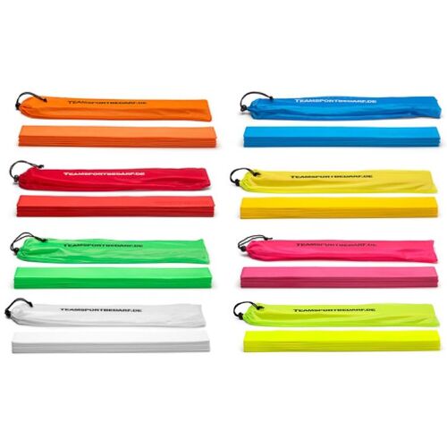 Hergestellt für: Trainingsunterlagen24 GmbH Markierstreifen 50 x 6 cm (9 Farben) - 10er Set