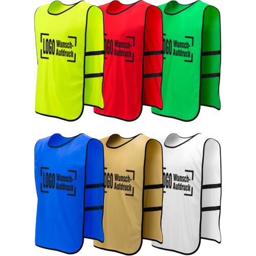 Hergestellt für: Trainingsunterlagen24 GmbH T-PRO Trainingsweste - mit Wunschaufdruck - Rot - Senior (XL)