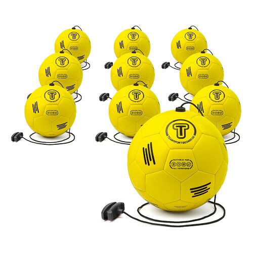 Hergestellt für: Trainingsunterlagen24 GmbH Technikball XL (Größe 4) - 10er Set - 10.00 ct