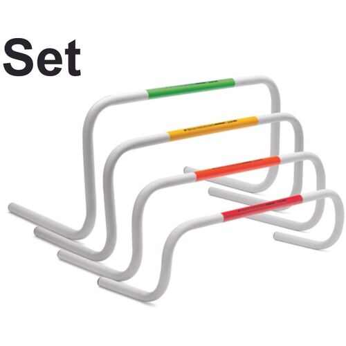 Hergestellt für: Trainingsunterlagen24 GmbH T-PRO Minihürden Bounce-Back (4 Höhen) - 4er Set - 4.00 ct