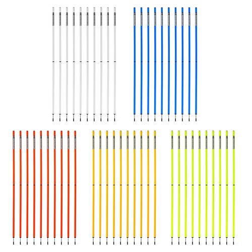 Hergestellt für: Trainingsunterlagen24 GmbH Slalomstange 160 cm (Ø 25 mm) 2-teilig - 10er Set - 10.00 ct