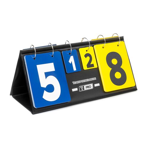 Hergestellt für: Trainingsunterlagen24 GmbH T-PRO Scoreboard (0-30) - Anzeigetafel (beidseitig)