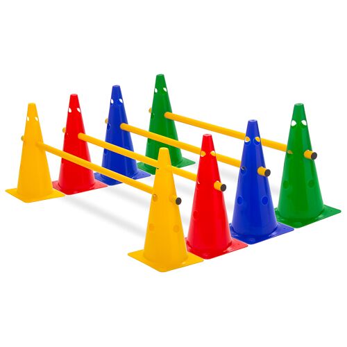 Hergestellt für: Trainingsunterlagen24 GmbH Kegelhürde (Einzelhürde), 4 Farben - Höhe: 38 cm