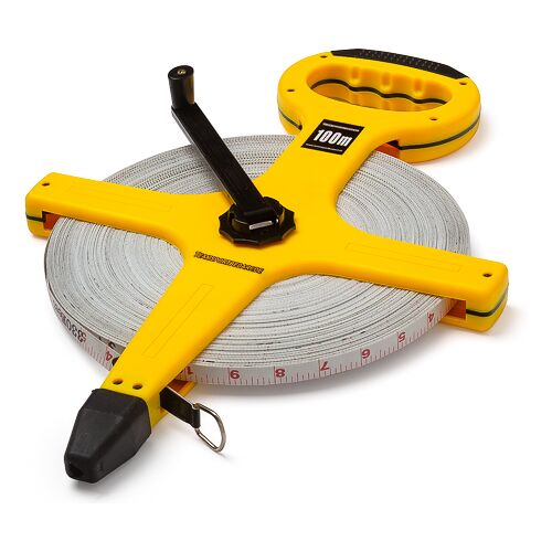 Hergestellt für: Trainingsunterlagen24 GmbH Rollbandmaß (Fiberglas) - Länge: 100 m