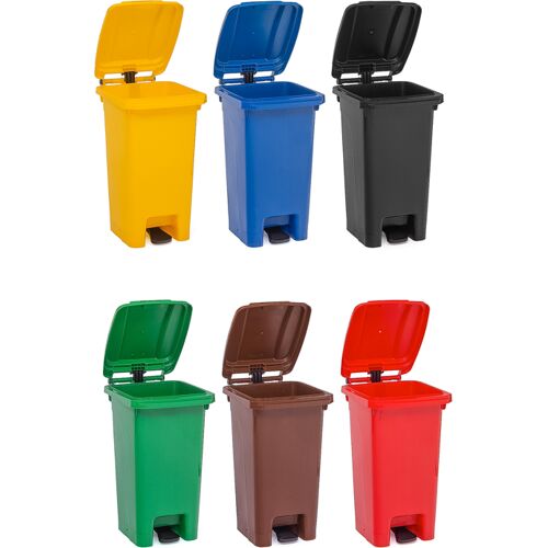 Hergestellt für: Trainingsunterlagen24 GmbH 80 Liter Mülleimer (Mülltonne) - 6 Farben