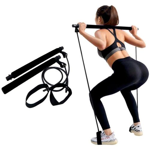 Hergestellt für: Trainingsunterlagen24 GmbH Pilates Bar (Widerstandsband) - Farbe: Schwarz