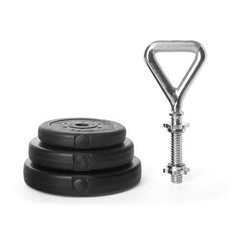 Hergestellt für: Trainingsunterlagen24 GmbH Kettlebell-Griff Set (17,5 kg) - inkl. Hantelscheiben