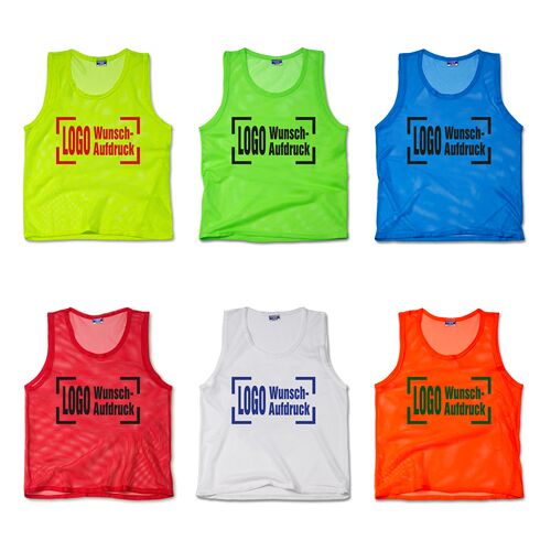 Hergestellt für: Trainingsunterlagen24 GmbH T-PRO Leibchen - mit Wunschaufdruck - Weiß