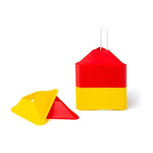 Hergestellt für: Trainingsunterlagen24 GmbH 20er Set - Hütchen in Pfeilform