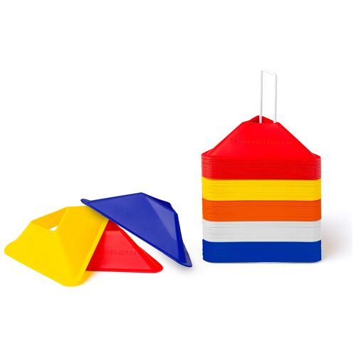 Hergestellt für: Trainingsunterlagen24 GmbH 40er Set - Hütchen in Pfeilform