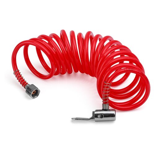 Hergestellt für: Trainingsunterlagen24 GmbH Spiralschlauch für Ballkompressor (Elektro) - Länge: 1 m