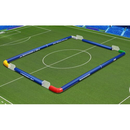 Hergestellt für: Trainingsunterlagen24 GmbH T-PRO Stadium (22x17 m) FUNino - aufblasbares Spielfeld für 4 Minitore