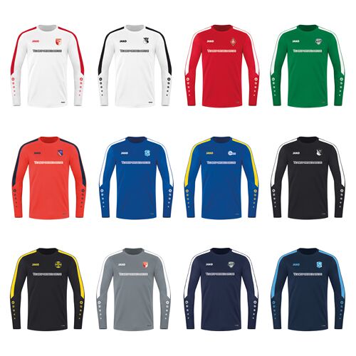 JAKO Sweat Power (12 Farben, 10 Größen) - mit Vereinslogo