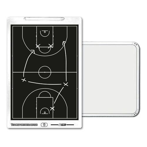 Hergestellt für: Trainingsunterlagen24 GmbH T-PRO Taktikboard LCD (16 Zoll) - Basketball
