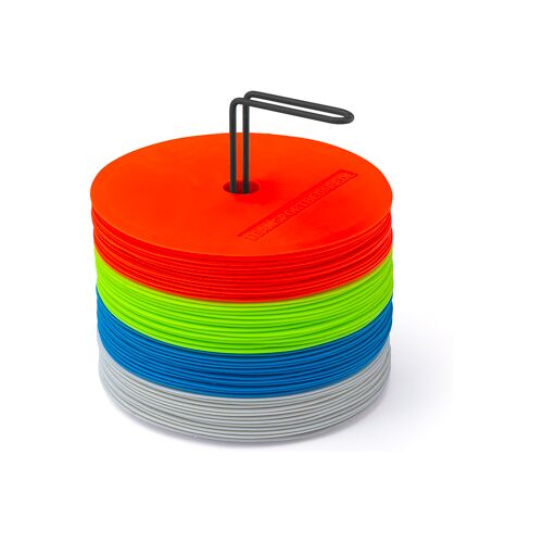 Hergestellt für: Trainingsunterlagen24 GmbH 48er Set - Markierscheiben (4 Farben) ø 15,5 cm