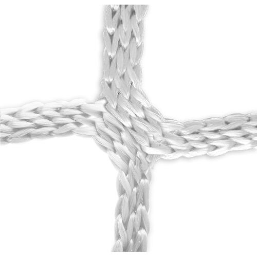 Hergestellt für: Trainingsunterlagen24 GmbH Tornetz (weiß) - 5 x 2 m, 6 mm PP, 80/150 cm (robuste Bolzplatz-Ausführung)