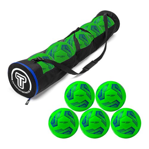 Hergestellt für: Trainingsunterlagen24 GmbH 5er Ballset - T-PRO Hybrid Lite 290 Trainingsball (Gr. 4) - inkl. Ballschlauch - 5.00 ct