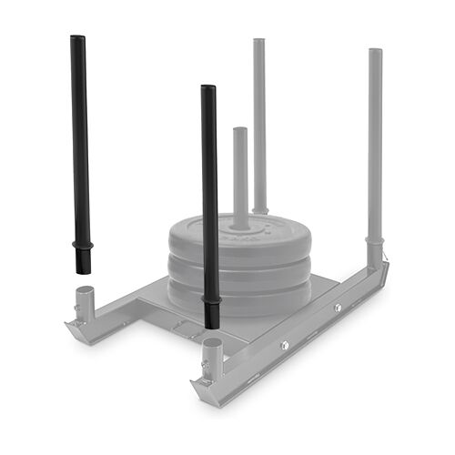 Hergestellt für: Trainingsunterlagen24 GmbH 2er Set Schubstangen - für T-PRO Gewichtsschlitten - 2.00 ct