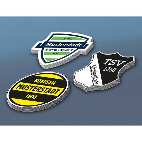 Hergestellt für: Trainingsunterlagen24 GmbH Vereinsaufkleber (Outdoor-Qualität) - 3 Größen - 100.00 ct