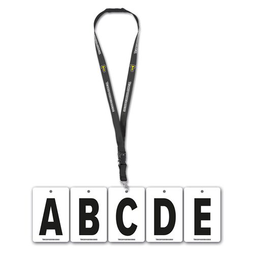 Hergestellt für: Trainingsunterlagen24 GmbH Handball-Betreuerkarten A-E (IHF-konform) - inkl. 5x Schlüsselband