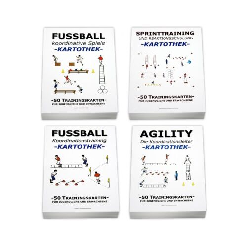 Hergestellt für: Trainingsunterlagen24 GmbH 4 Kartotheken-SET - "Koordinationstraining"