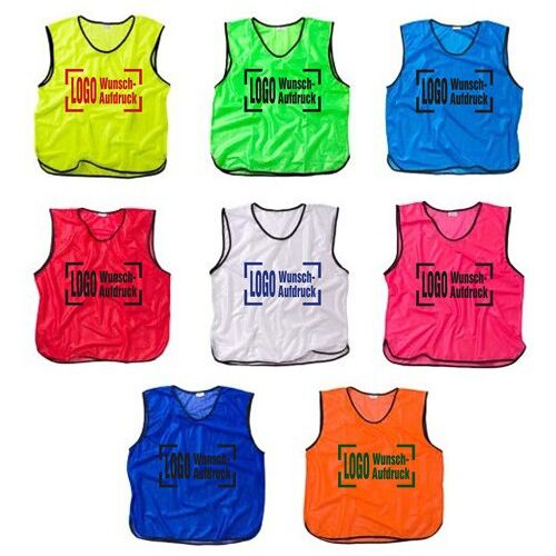 Hergestellt für: Trainingsunterlagen24 GmbH Leibchen - mit Wunschaufdruck - Grün - Jugend (M-L)