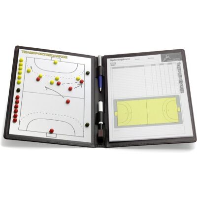 Hergestellt für: Trainingsunterlagen24 GmbH HANDBALL - magnetische Taktikmappe (Leder) Hergestellt für: Trainingsunterlagen24 GmbH HANDBALL - magnetische Taktikmappe (Leder)