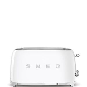 SMEG Toaster, Anzahl der Toastscheiben: 4, Weiß, 50's Style, NA