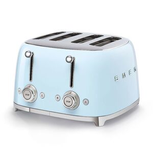 SMEG Toaster, Anzahl der Toastscheiben: 4, Pastellblau, 50's Style, NA