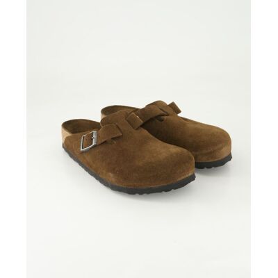 Birkenstock Schuhe - Boston Weichbett. Veloursleder Veloursleder (Braun, Gr. 46) Birkenstock Schuhe - Boston Weichbett. Veloursleder Veloursleder (Braun, Gr. 46)