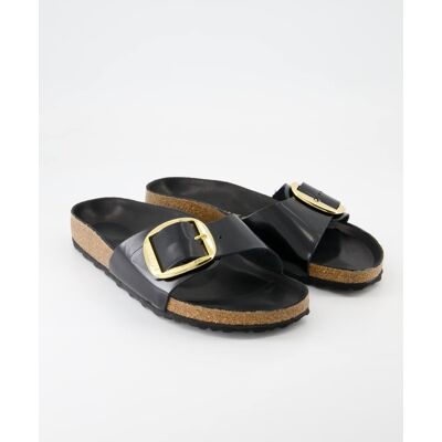 Birkenstock Schuhe - Madrid Big Buckle Lackleder Leder und Lackleder (Schwarz, Gr. 35) Birkenstock Schuhe - Madrid Big Buckle Lackleder Leder und Lackleder (Schwarz, Gr. 35)