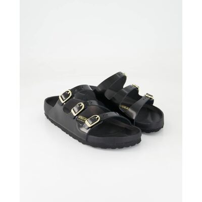 Birkenstock Schuhe - Florida Fresh Leder Lackleder (Schwarz, Gr. 39) Birkenstock Schuhe - Florida Fresh Leder Lackleder (Schwarz, Gr. 39)