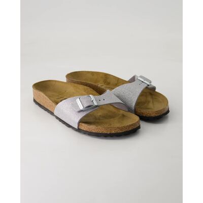 Birkenstock Schuhe - Madrid Birko-Flor Synthetik (Silber, Gr. 40) Birkenstock Schuhe - Madrid Birko-Flor Synthetik (Silber, Gr. 40)