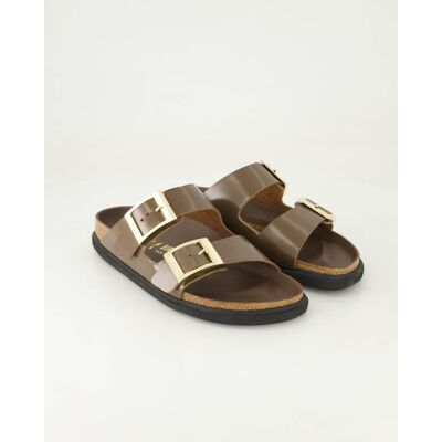 Birkenstock Schuhe - Arizona Droplet Buckle Cupsole Lackleder (Braun, Gr. 35) Birkenstock Schuhe - Arizona Droplet Buckle Cupsole Lackleder (Braun, Gr. 35)